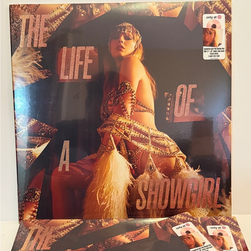 Taylor Swift The Life of a Showgirl Summertime Spritz Pink Shimmer Vinyl Target